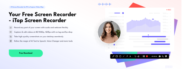 How to Capture a Specific Region of Your Screen with iTop Screen Recorder for Windows
